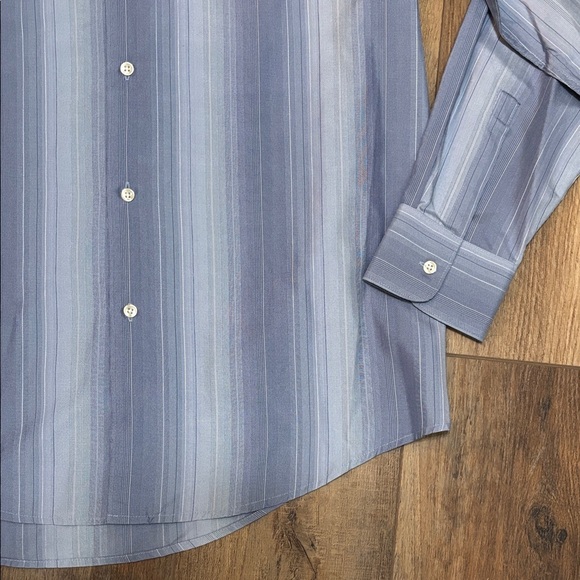 Material London Striped Dress Shirt- size Large- NWOT - Picture 2 of 8